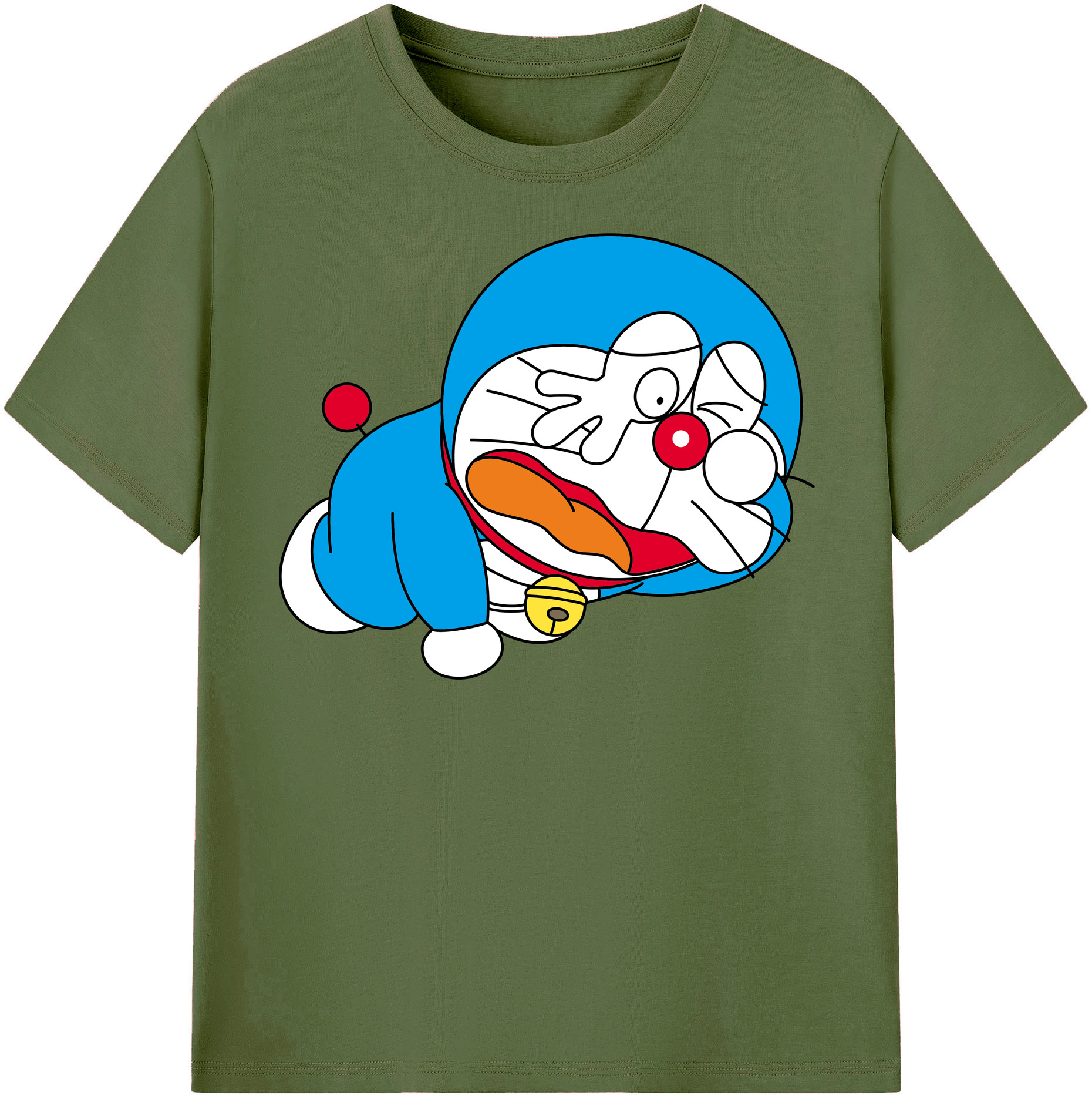 （画像用） ドラえもん Doraemon 綿100％半袖Tシャツ（フロントプリント）